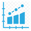 Uctuation Stock Market Line Chart Icon