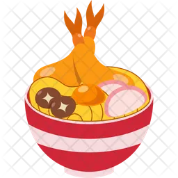Macarrão udon  Ícone