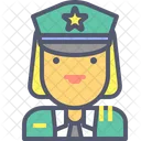 Ufficiale Dellesercito Ufficiale Donna Esercito Icon