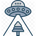 Spaceship Space Alien Icon