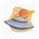 UFO Raumschiff Weltraum Symbol