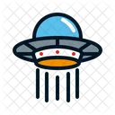 Ufo Unidentified Flying Object Space Icon