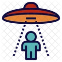 Ufo Human Ray Icon