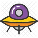 Ufo Saucer Spaceship Icon