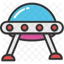Ufo Saucer Spaceship Icon