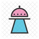 Alien Abduction Ufo Icon