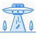 Ufo Alien Human Icon