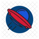Ufo Rocket Galaxy Icon