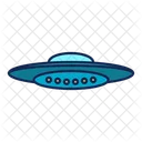 Ufo Spaceship Galaxy Icon