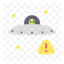 Ufo Alert Alien Icon