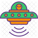 Ufo Alien Character Icon