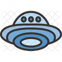 Ufo Spacecraft Flying Icon
