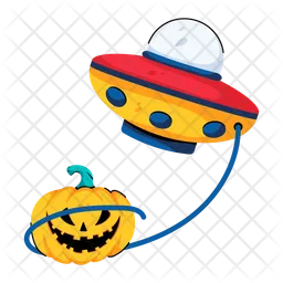UFO Halloween  Icon