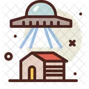 Ufo House Ufo Spaceship Icon