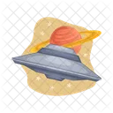 Ufo Spaceship Space Icon