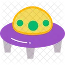 Spaceship Space Alien Icon