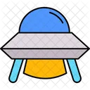 Spaceship Space Alien Icon