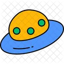 Spaceship Space Alien Icon