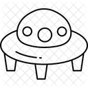 Spaceship Space Alien Icon