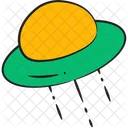 Spaceship Space Alien Icon