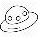 Spaceship Space Alien Icon