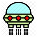 Ufo Spaceship Space Icon