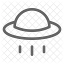 Ufo Alien Spaceship Icon