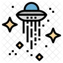 Ufo Alien Spaceship Icon