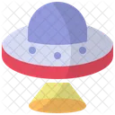 Ufo Alien Spaceship Icon