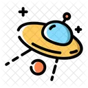 Sci Fi Ufo Alien Icon