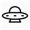 Extraterrestrial Alien Spaceship Icon