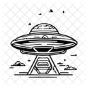 Ufo Alien Space Icon