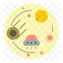 Ufo Galaxy Planet Icon