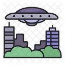 Ufo Invasion Alien Invasion Icon