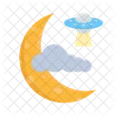 Moon Night Sky Icon