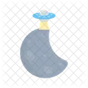 Moon Night Sky Icon