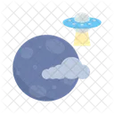 Moon Night Sky Icon