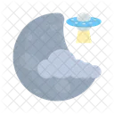 Moon Night Sky Icon