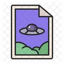 UFO 사진 비행접시 사진 UFO 포스터 아이콘