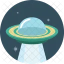 Ufo Spaceship Universe Icon