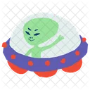 Ufo Alien Spaceship Icon