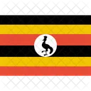 Uganda Flag World Icon