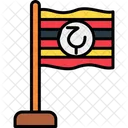 Uganda Country Flag Icon
