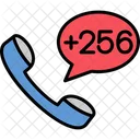 Uganda Dial Code  Icon