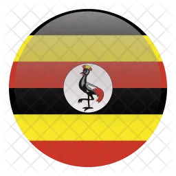 Uganda place Flag Icon