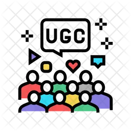 UGC generiert Logo Symbol