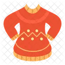 Ugly Sweater Sweater Warm Icon