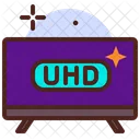 Uhd Ultra Hd Tv Tv Icon