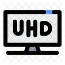 Televisão uhd  Ícone