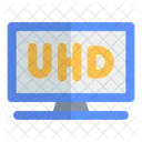 Televisão uhd  Ícone